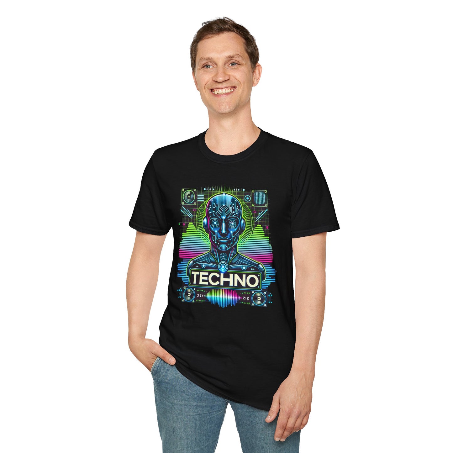 Techno Unisex Softstyle T-Shirt