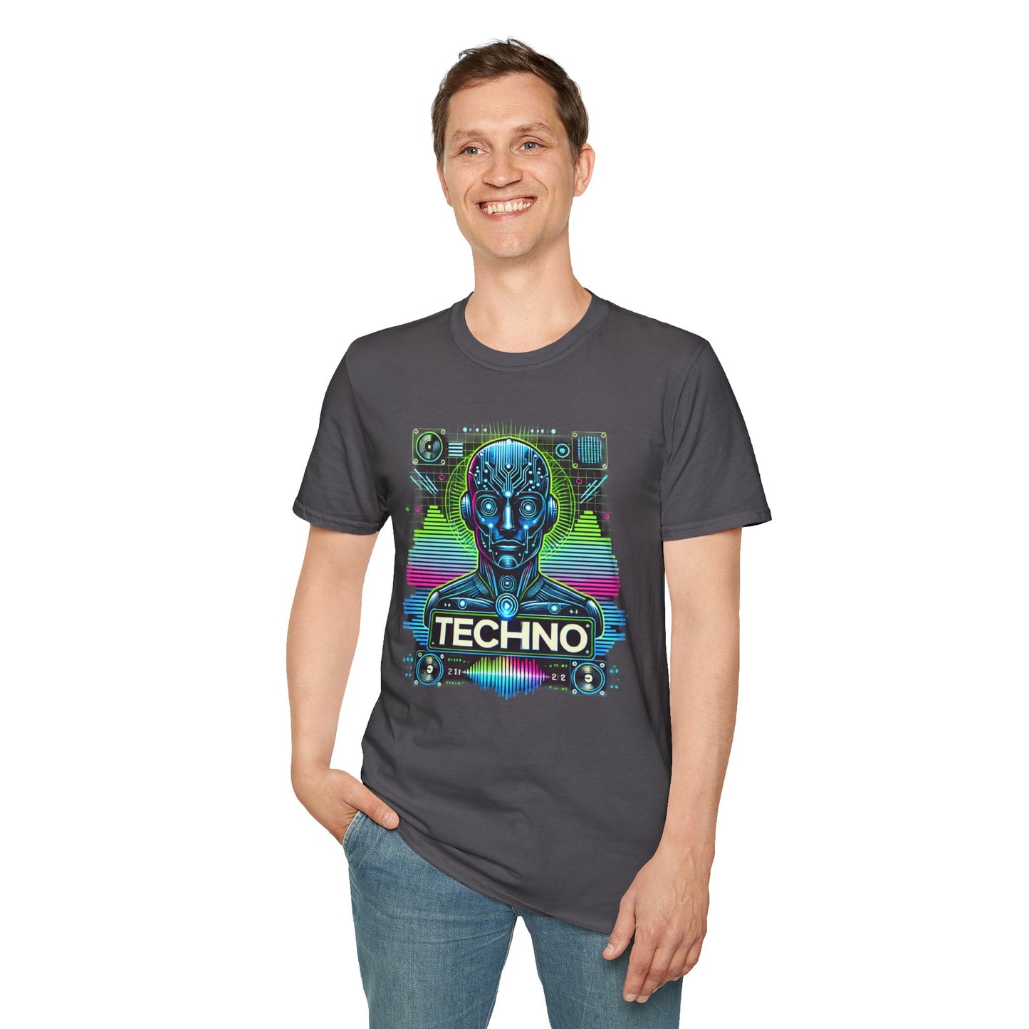 Techno Unisex Softstyle T-Shirt