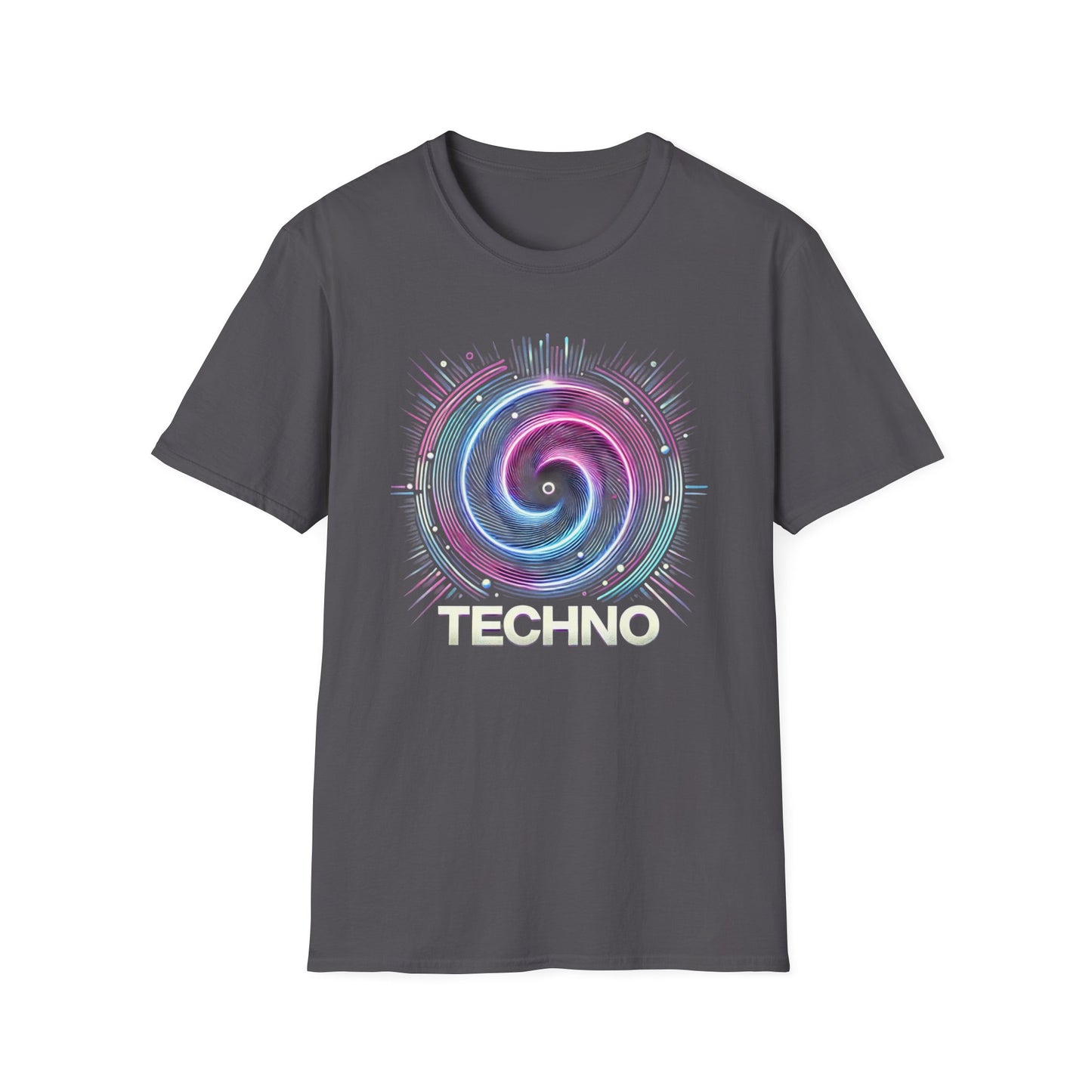 Techno-Unisex-Softstyle-T-Shirt – Design 2 